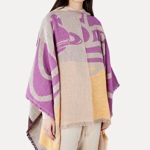 Vivienne Westwood Buffalo  Orb Poncho One Size
